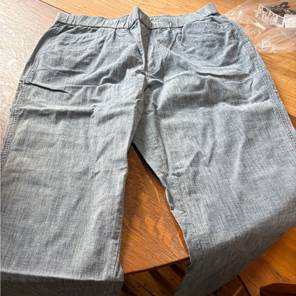 NWOT Lands' End Light Blue Denim Pants